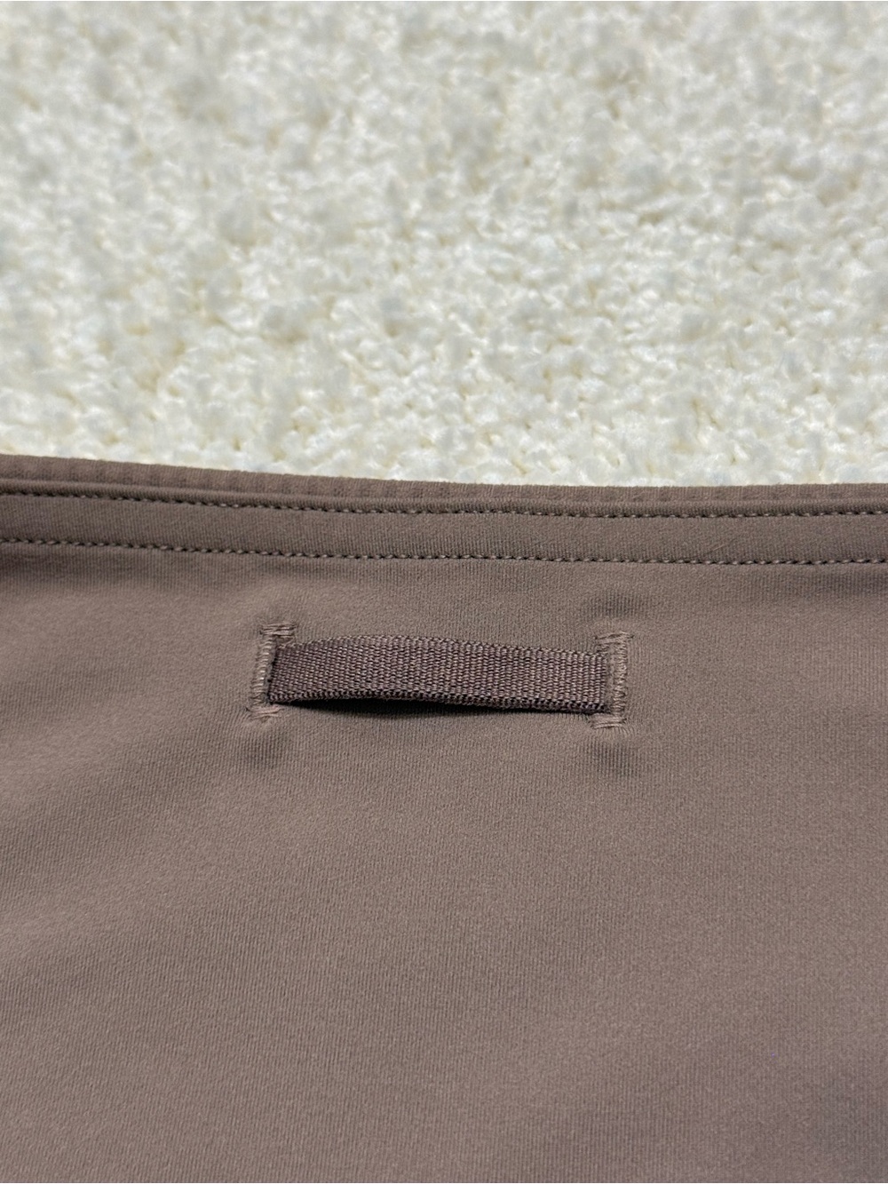 Lululemon Wunder Train High Rise Ribbed Leggings 28" Taupetastic Size 8 - Picture 6 of 11